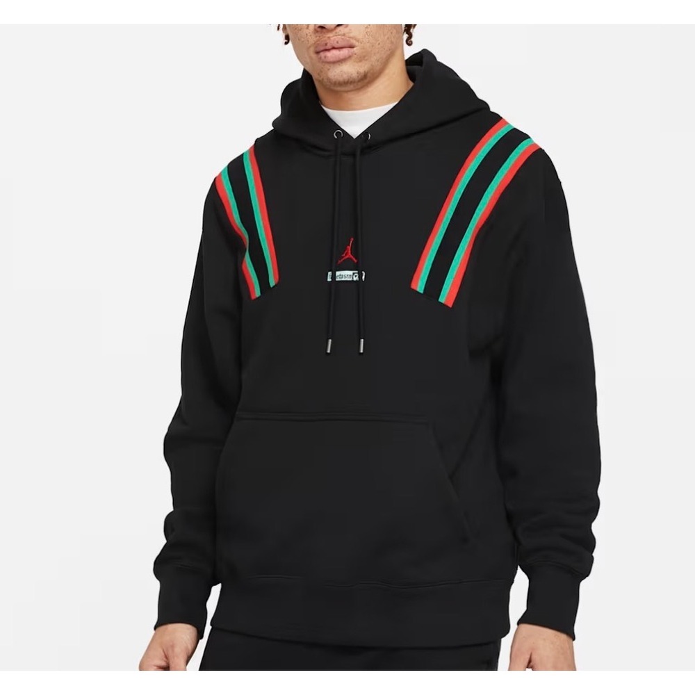 Jordan x Facetasm Why Not? Mens Black Hoodie Size Medium NWT